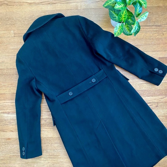 Calvin Klein Black Double-Breasted Coat - Picture 12 of 15